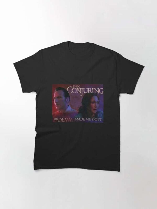 The Conjuring The Devil Made Me Do It Movie T Shirt