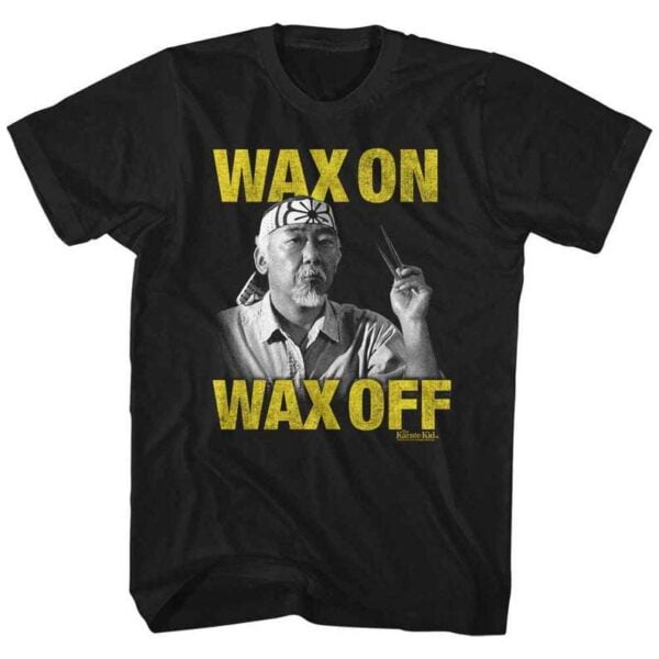 The Karate Kid Wax On Wax Off Movie T Shirt