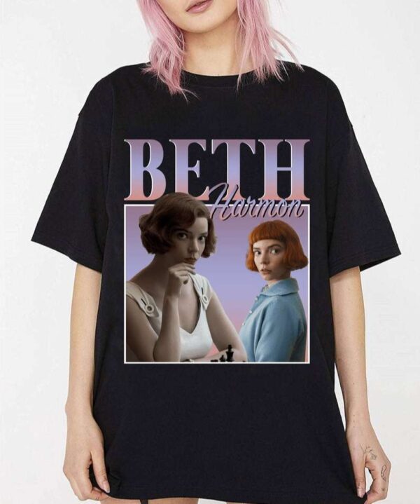 The Queen Gambit Beth Harmon Anya Taylor Joy Vintage Shirt
