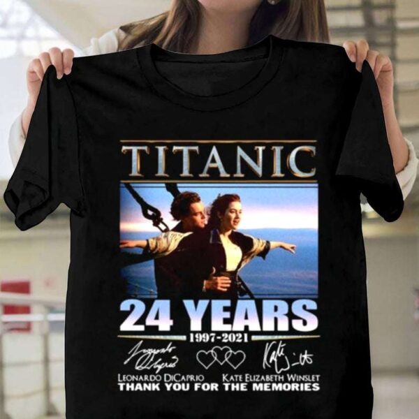 Titanic 24 Years Anniversary Love Story T Shirt