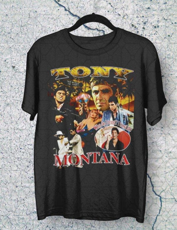 Tony Montana Scarface Vintage 90s Shirt