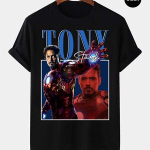 Tony Stark Iron Man Vintage Retro T Shirt