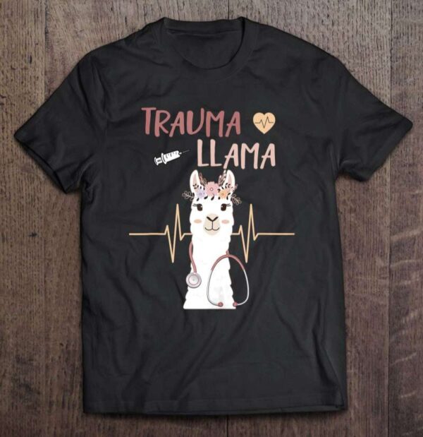Trauma Llama Tee Nurse Emt Paramedic Nursing Alpaca Gift Tank Top 0 2195