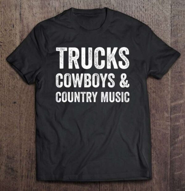Trucks Cowboys Country Music Funny Tank Top 0 2195