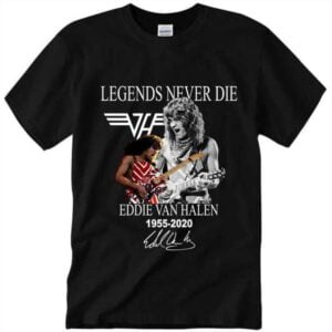 Van Halen Signature Legends Never Die Eddie T Shirt