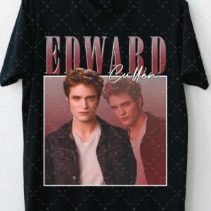 Vintage Edward Cullen Robbert Pattinson T Shirt Twilight