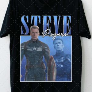 Vintage Steve Rogers Caption American T Shirt