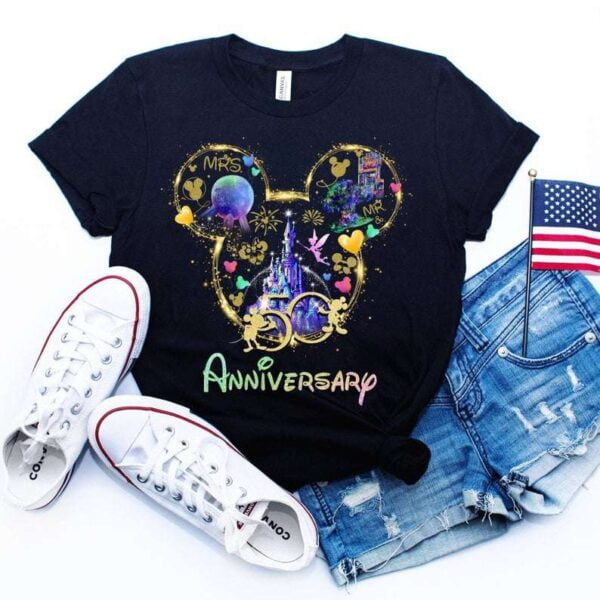 Walt Disney World 50th Anniversary Disney Vacation T Shirt
