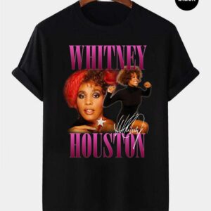 Whitney Houston 1987 The Moment Vintage Retro T Shirt