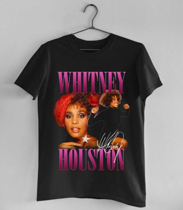 Whitney Houston 90s Vintage Unisex T Shirt