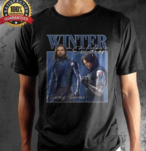 Winter Soldier Sebastian Stan Vintage 90s T Shirt
