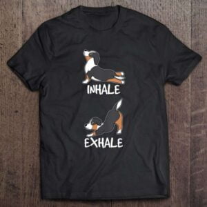 Funny Aussie Shepherd Gifts Yoga Australian Shepherd Lover V Neck 0 2195