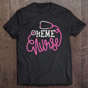 Heme Nurse Funny Hematology Nursing Department Nurse V Neck 0 2195