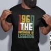 1960 The Birthyear Of Legends Unisex T Shirt