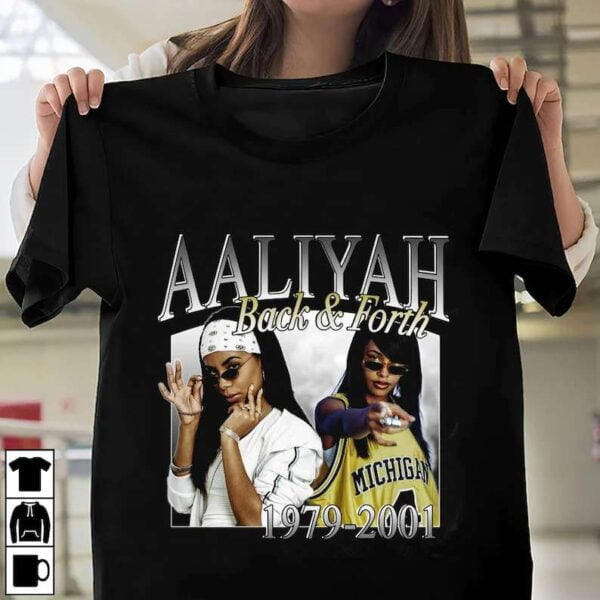 Aaliyah Back and Forth 1979 2001 T Shirt