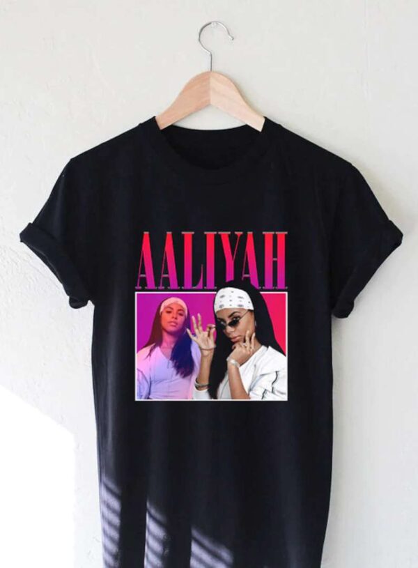 Aaliyah Singer Black Unisex Shirt