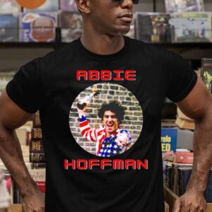 Abbie Hoffman In His American Flag Unisex T Shirt