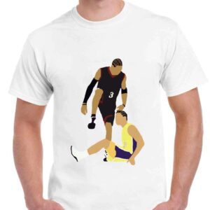 Allen Iverson Steps Over Tyronn Lue Unisex Shirt