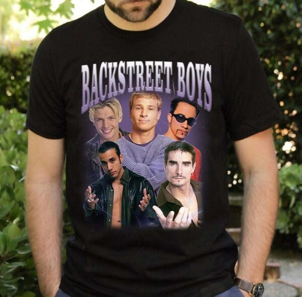 Backstreet Boys Band Vintage 90s Music T Shirt