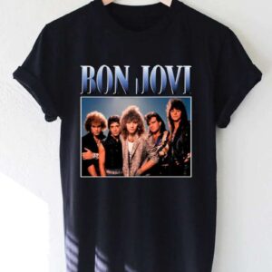 Bon Jovi Rock Band Black Unisex Shirt