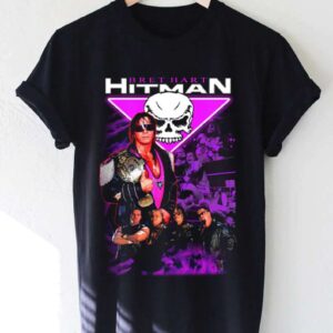 Bret Hart Hitman Popular Wrestling Superstar Black Unisex Shirt