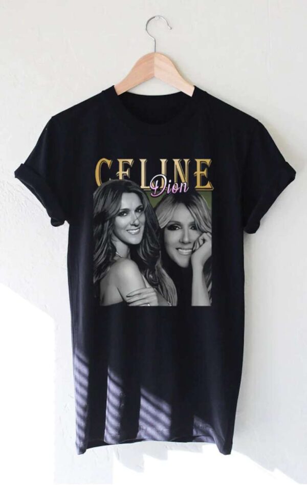 Celine Dion Singer Black Unisex Shirt