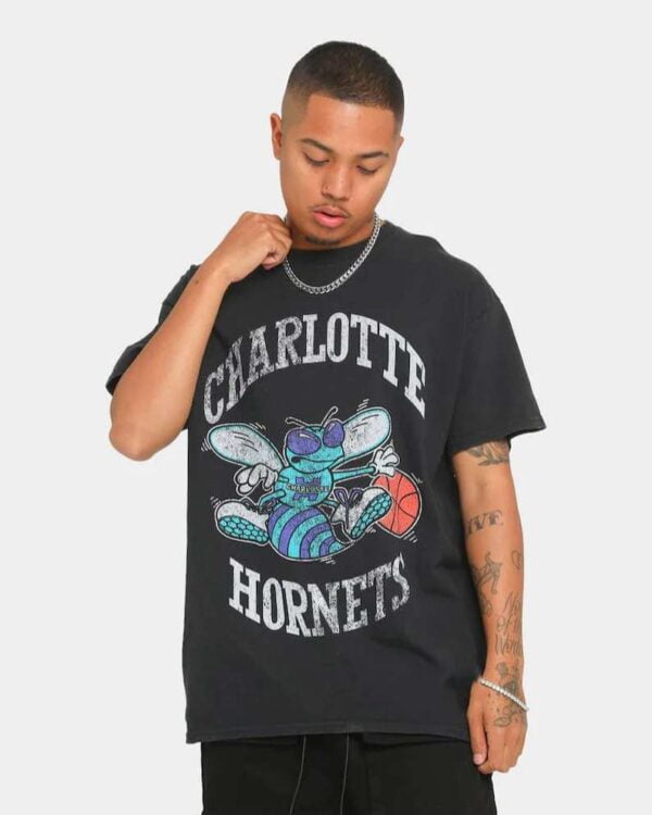 Charlotte Hornets Vintage NBA Basketball T Shirt