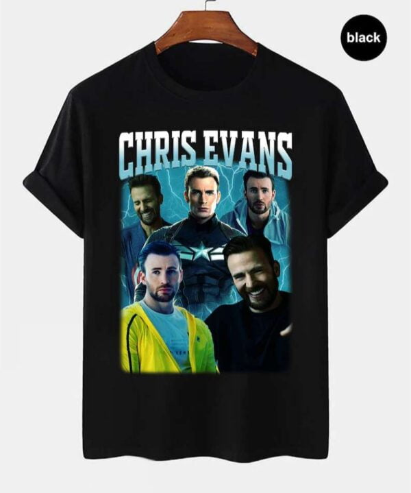 Chris Evans Marvel Captain America Classic T Shirt