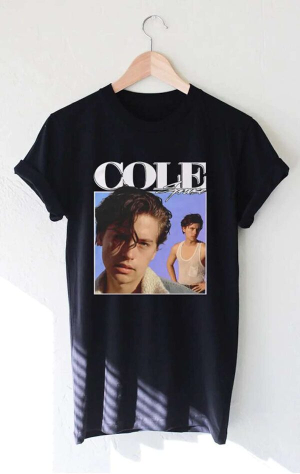 Cole Sprouse Actor Black Unisex Shirt