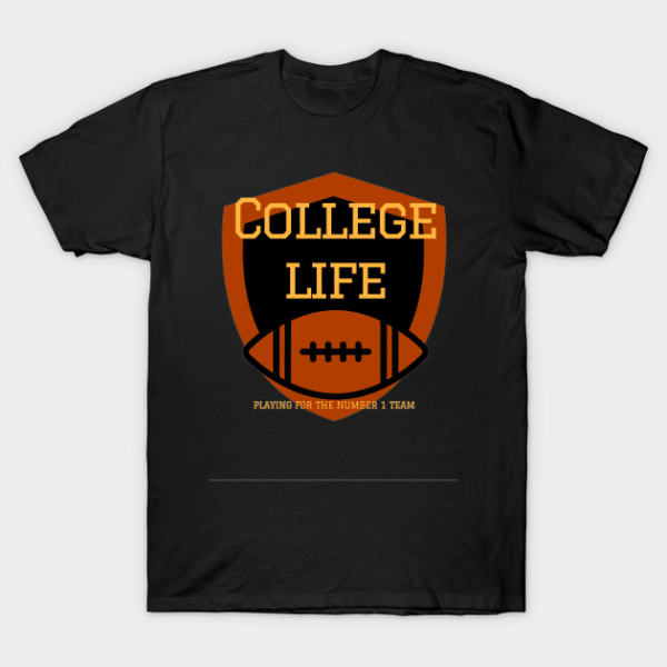College Life Football Unisex T Shirt