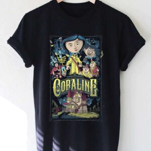 Coraline Movie Black Unisex Shirt