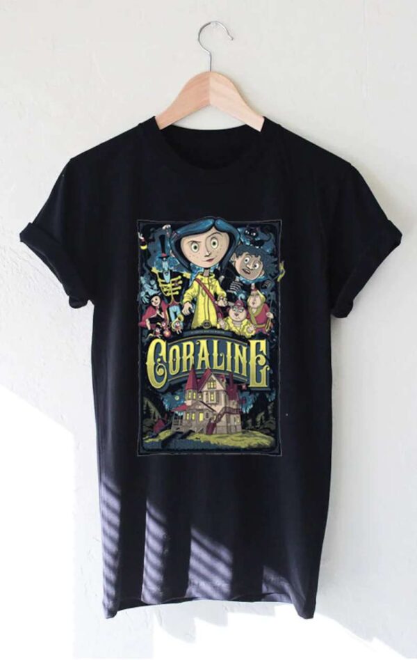 Coraline Movie Black Unisex Shirt
