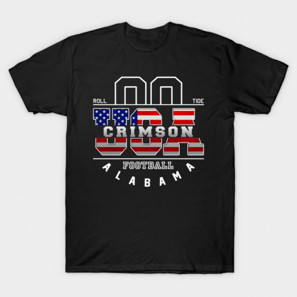 Crimson College Alabama Football Unisex T Shirt