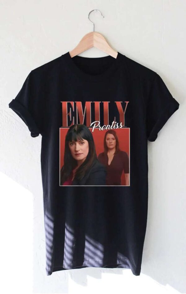 Emily Prentiss Actor Black Unisex Shirt