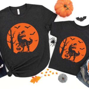 Halloween Dinosaur Family Shirt