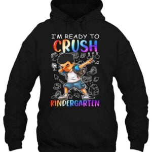 Im Ready To Crush Kindergarten Dabbing Afro Boys School T Shirt
