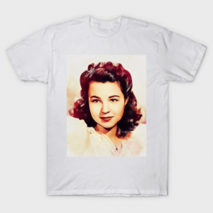 Jane Withers Unisex White T Shirt