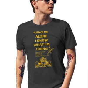 Kimi Rikkonen Leave Me Alone F1 T Shirt