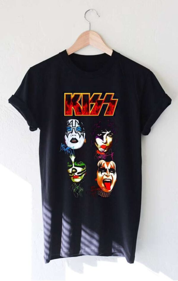 Kiss Band Black Unisex Shirt