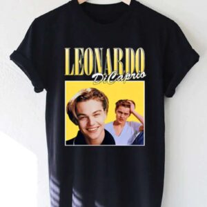 Leonardo Dicaprio Actor Black Unisex Shirt
