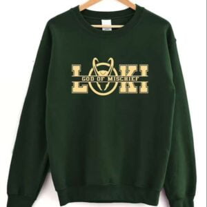 Loki God of Mischief Sweatshirt Tom Hiddleston T Shirt