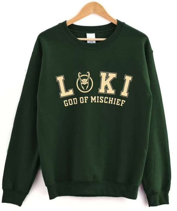 Loki Sweatshirt Loki God of Mischief Unisex T Shirt