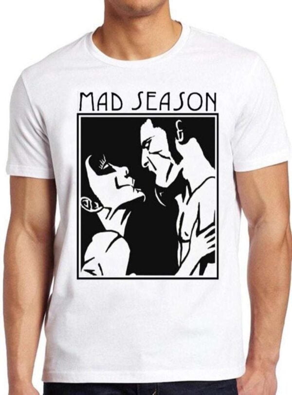 Mad Season T Shirt Above Music Grunge Rock Alice In Chains Screaming Trees
