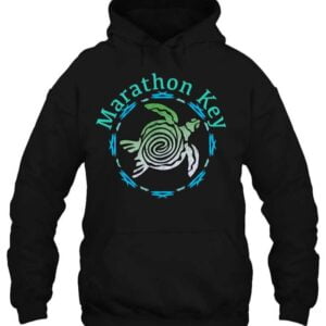 Marathon Key Florida Vintage Tribal Turtle T Shirt