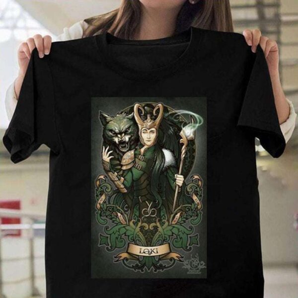 Marvel The Avengers Loki Comic Book Pages T Shirt