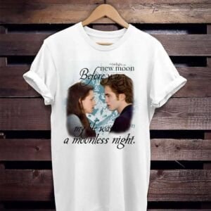 New Moon Twilight Edward Cullen And Bella Swan T Shirt