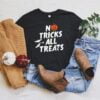 No Tricks All Treats Halloween Ghost T Shirt
