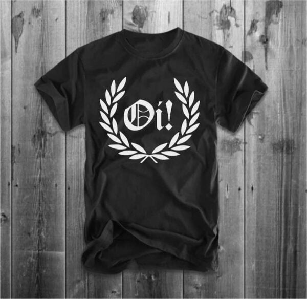 Oi Laurel Skinhead Punk Rock Streetpunk Unisex Graphic T Shirt