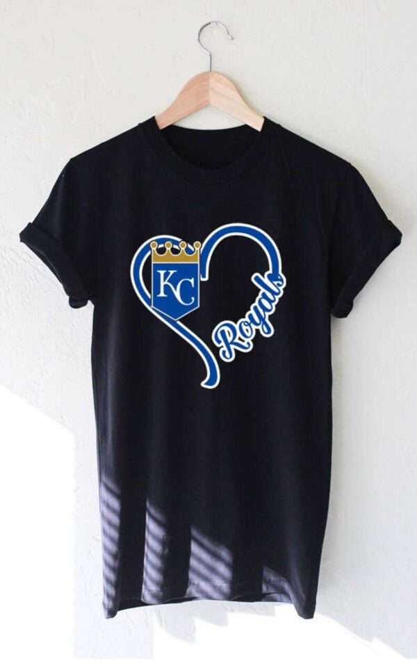 Old School Kansas City Royals Black Unisex Shirt