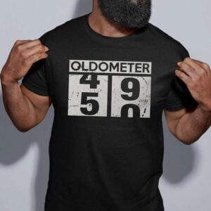 Oldometer 50 Birhtday Unisex T Shirt
